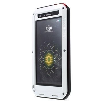 LG G5 Love Mei Powerful Suojakuori Valkoinen