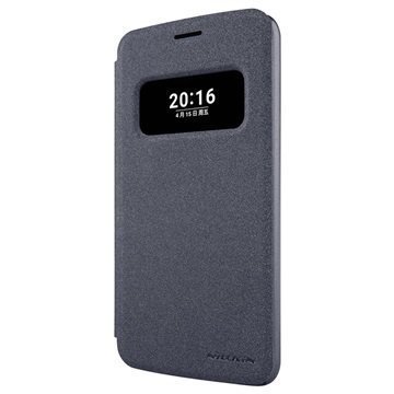 LG G5 Nillkin Sparkle Series View Läppäkotelo Musta