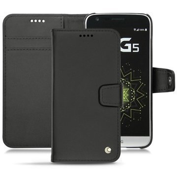 LG G5 Noreve Tradition B Nahkainen Lompakkokotelo PerpÃ©tuelle Musta