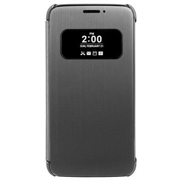 LG G5 Quick Cover CFV-160 Flip Case-suojakotelo Titaani Musta