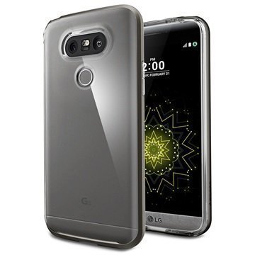 LG G5 Spigen Neo Hybrid Crystal Case Gunmetal