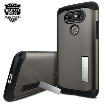 LG G5 Spigen Ohut Panssarikuori Gunmetal