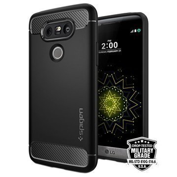 LG G5 Spigen Ultra Rugged Vahvistettu Kapselikuori Musta