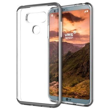 LG G6 VRS Design Crystal Bumper Suojakuori Tummanhopea