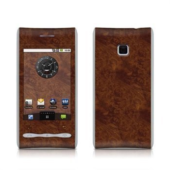 LG GT540 Optimus Dark Burlwood Skin