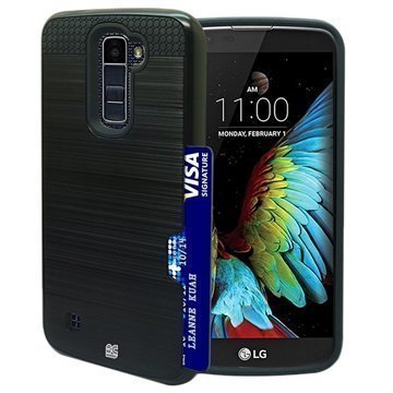 LG K10 Beyond Cell Rugged Shell Case Black