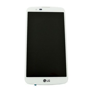 LG K10 LCD Näyttö Valkoinen