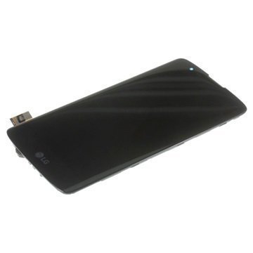 LG K8 Etukuori & LCD Näyttö Musta