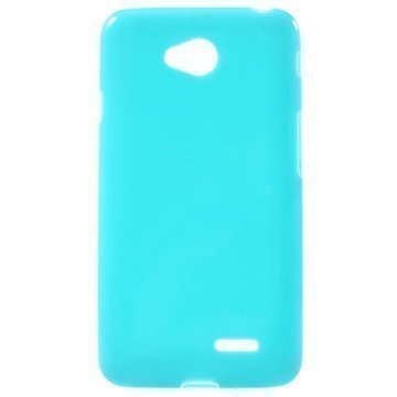 LG L65 D280 L65 Dual D285 Glossy TPU-Suojakuori Sininen