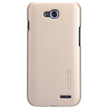 LG L90 Dual D410 Nillkin Super Frosted Shield Suojakotelo Kultainen