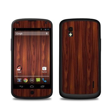 LG Nexus 4 E960 Dark Rosewood Skin