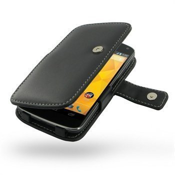 LG Nexus 4 E960 PDair Leather Case 3BLGN4B41 Musta
