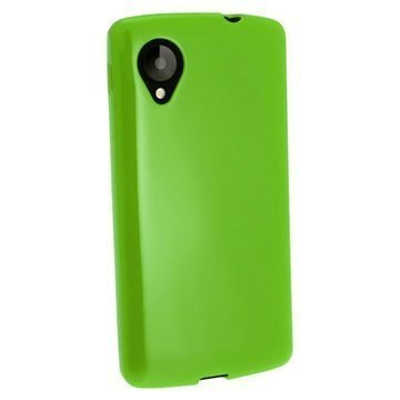 LG Nexus 5 iGadgitz Crystal TPU-Kotelo Vihreä