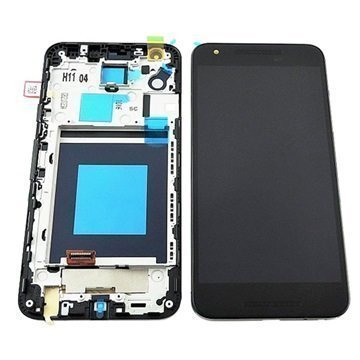 LG Nexus 5X Etukuori & LCD Näyttö Musta