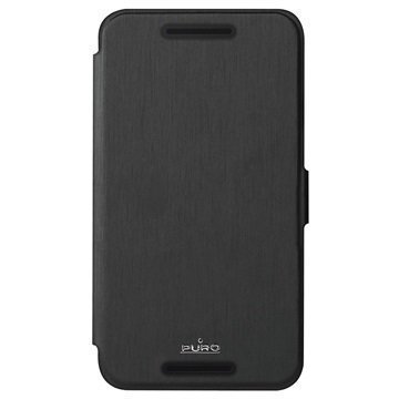 LG Nexus 5X Puro Wallet Kotelo Musta