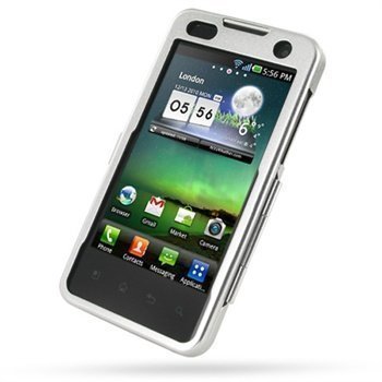 LG Optimus 2X P990 Metal Case Hopeinen