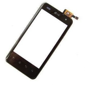 LG Optimus 2X / Speed P990 Digitizer kosketuspaneeli kehyksellä