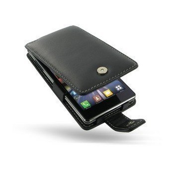 LG Optimus 4X HD P880 PDair Leather Case 3BLG4XF41 Musta
