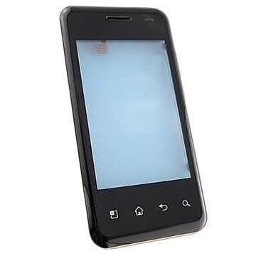 LG Optimus Chic E720 Etukansi & LCD-Näyttö Valkoinen