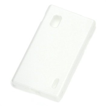 LG Optimus G E970 Ohut TPU-Kotelo Valkoinen