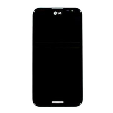 LG Optimus G Pro E986 Etukansi & LCD-Näyttö Musta