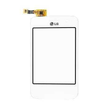 LG Optimus L1 II E410 Näytönlasi & Kosketusnäyttö Valkoinen