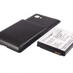 LG P880 Optimus 4X HD Tehoakku Laajennetulla mustalla takakannella 2800 mAh