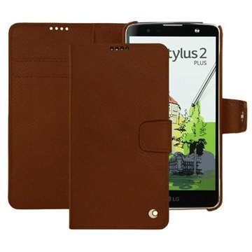 LG Stylus 2 Plus Noreve Tradition B Lompakkokotelo Ruskea