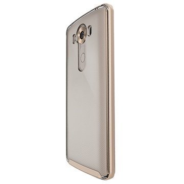 LG V10 VRS Design Crystal Bumper Series Kotelo Hohtava Kulta