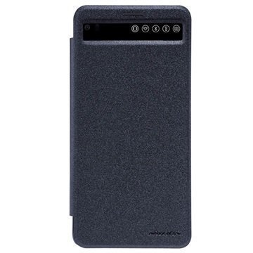 LG V20 Nillkin Sparkle Smart Ikkunallinen Kotelo Musta