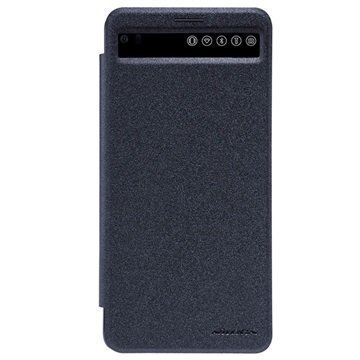LG V20 Nillkin Sparkle Smart Ikkunallinen Kotelo Musta