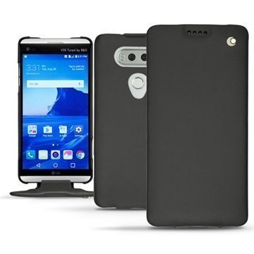 LG V20 Noreve Tradition Flip Case Musta