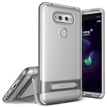 LG V20 VRS Design Crystal Bumper suojakuori â" Tumma Hopea