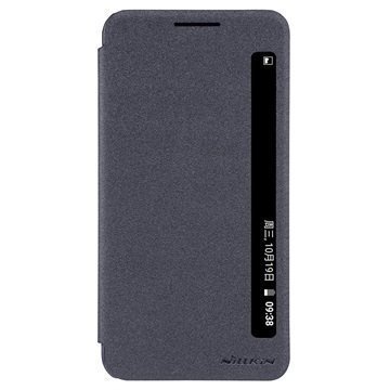 LG X Power Nillkin Sparkle Ikkunallinen Kotelo Musta