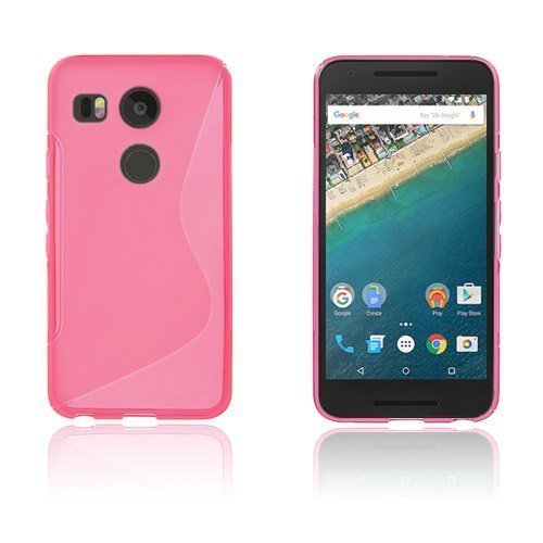 Lagerlöf Google Nexus 5x Kuori Kuuma Pinkki