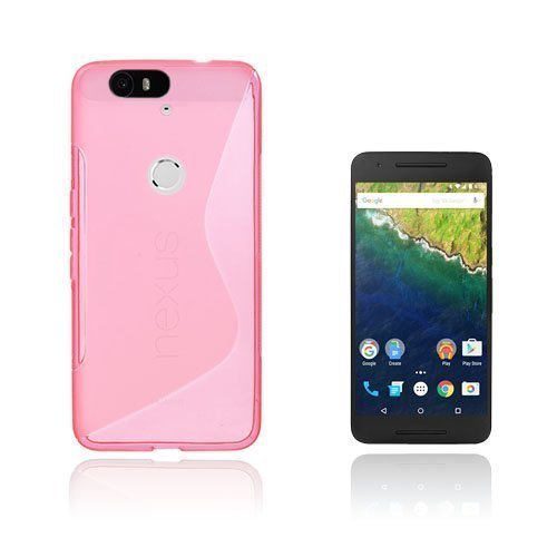 Lagerlöf Google Nexus 6p Kuori Kuuma Pinkki