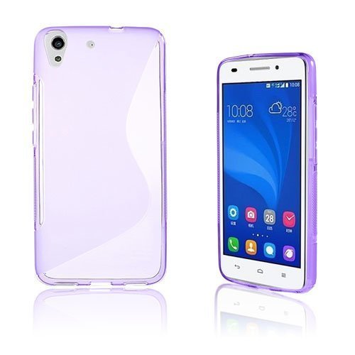 Lagerlöf Huawei Honor Y6 Tpu Pehmeä Kuori Violetti