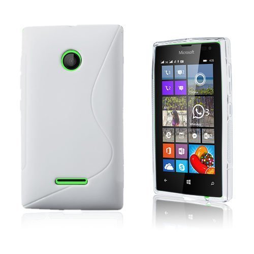 Lagerlöf Microsoft Lumia 435 Suojakuori Valkoinen
