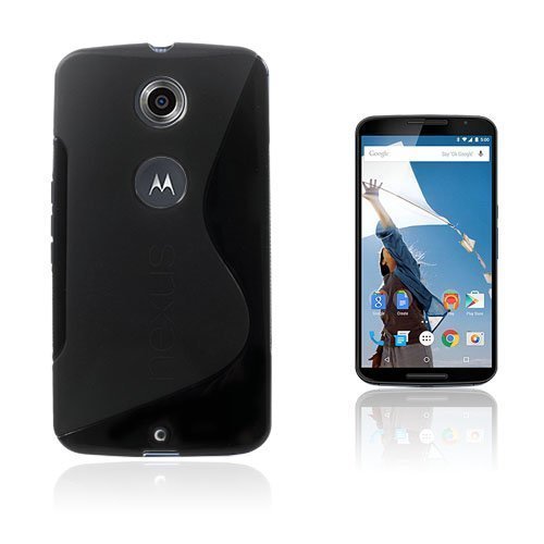 Lagerlöf Musta Motorola Nexus 6 Suojakuori