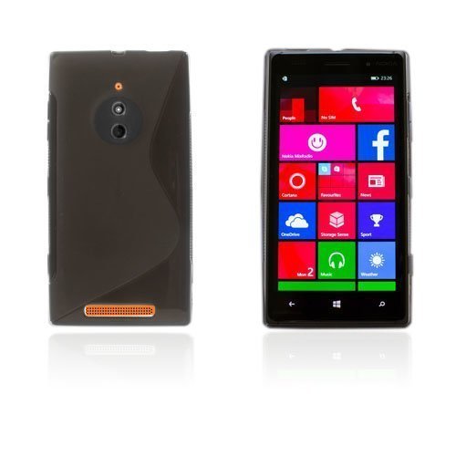 Lagerlöf Musta Nokia Lumia 830 Suojakuori
