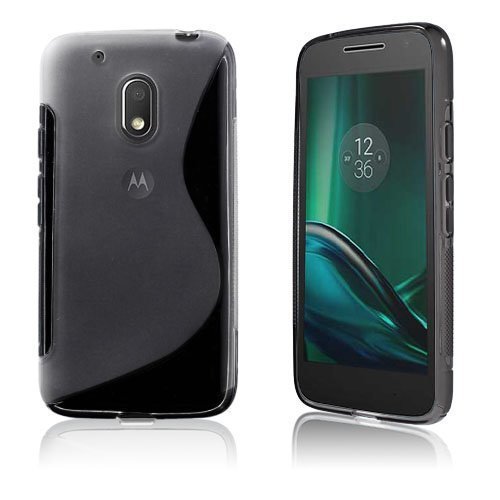 Lagerlöf Pehmeä Tpu Geeli Takakuori Motorola Moto G4 Play Puhelimelle Harmaa