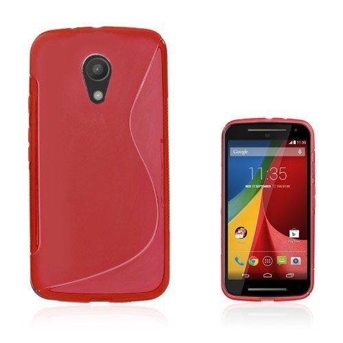 Lagerlöf Punainen Motorola Moto G2 Suojakuori