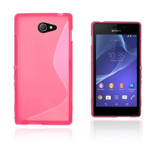 Lagerlöf Sony Xperia M2 Aqua Suojakuori Kuuma Pinkki