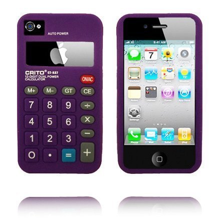 Laskin Violetti Iphone 4 Silikonikuori