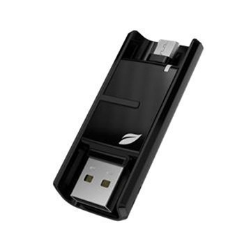 Leef Bridge MicroUSB / USB 2.0 Muistitikku 64 Gt Musta