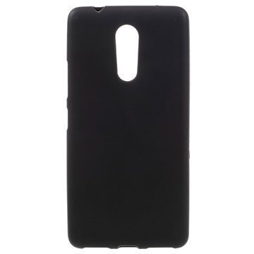 Lenovo K6 Note Matta TPU Suojakuori Musta