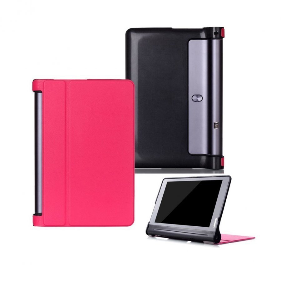 Lenovo Yoga Tab 3 Pro Magneettinen Nahkakotelo Kuuma Pinkki