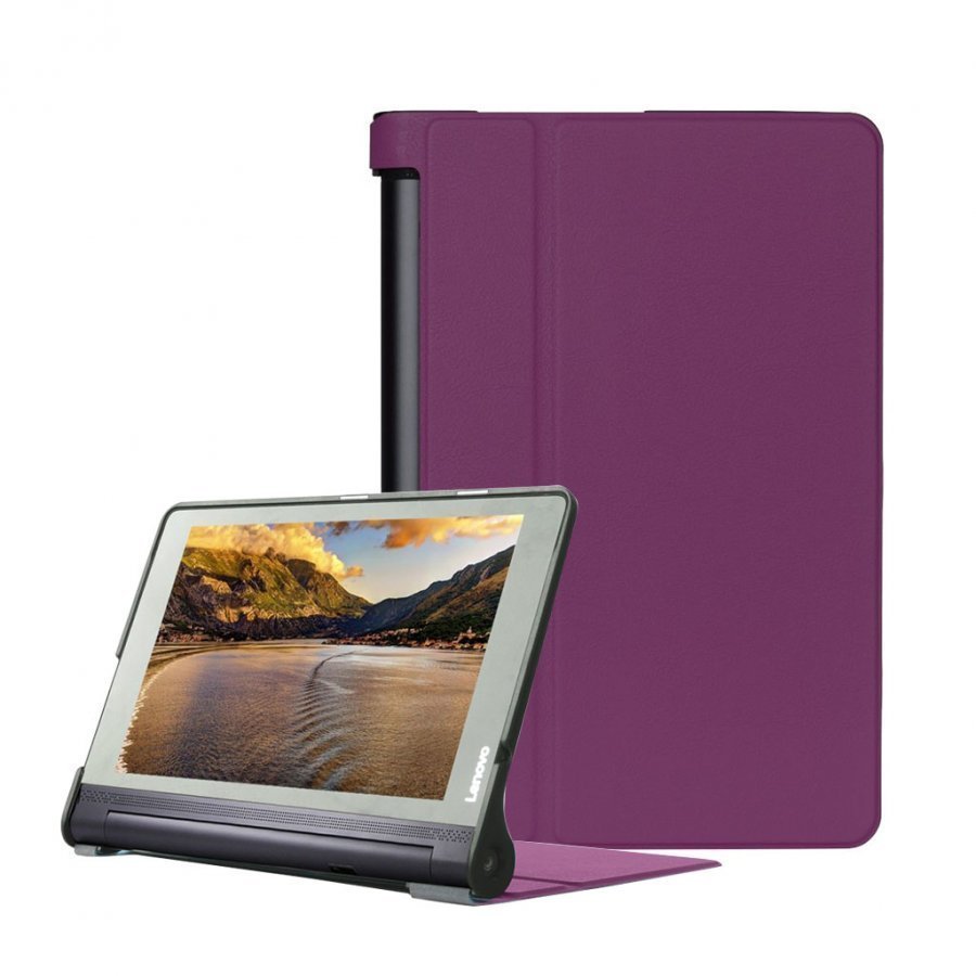 Lenovo Yoga Tab 3 Pro Nahkakotelo Standillä Violetti