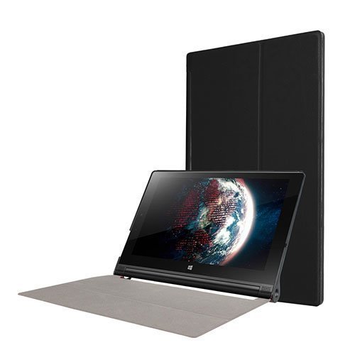 Lenovo Yoga Tablet 3 10” Taitettava Pu Nahkakotelo Musta