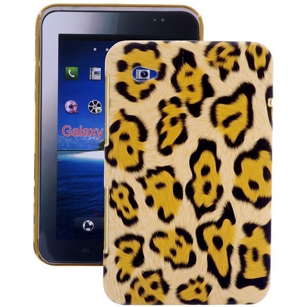 Leopard Keltainen Samsung Galaxy Tab P1000 Suojakuori
